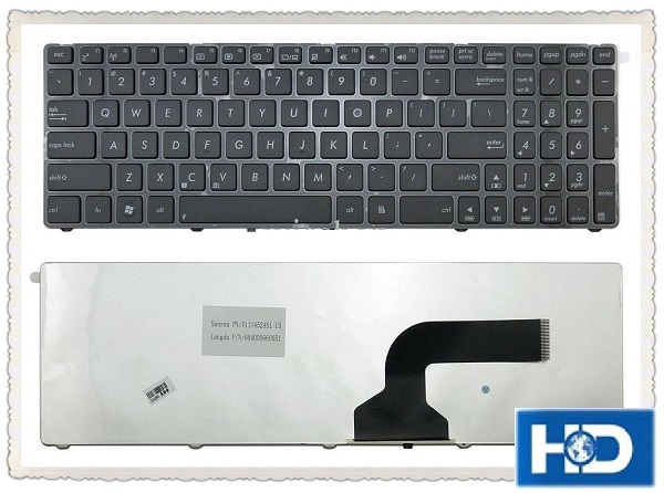 Bàn phím laptop Asus K52 (Đen), G50, G70, G71, G73