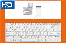 Bàn phím laptop Asus K42 (phím nổi, màu trắng)