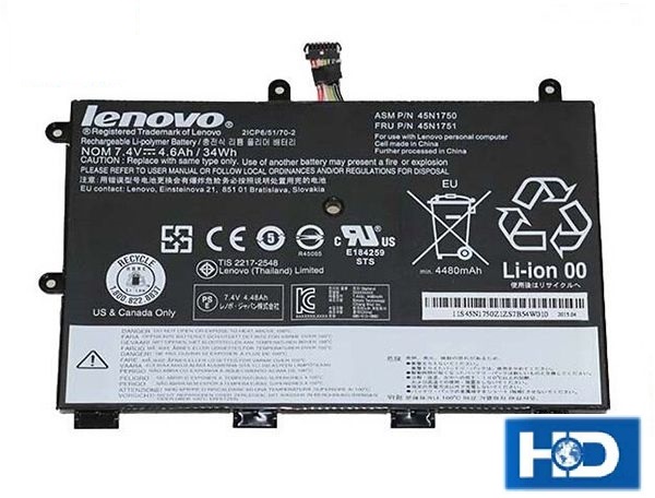 Pin Lenovo Thinkpad Yoga 11E (SB10J78991), 11-E